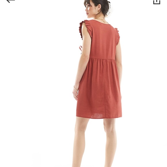 ASOS Vero Moda mini dress with wrap front - Picture 2 of 6